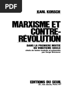 Korsch Marxisme Et Contre-Révolution PDF