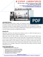 Bomb Calorimeter