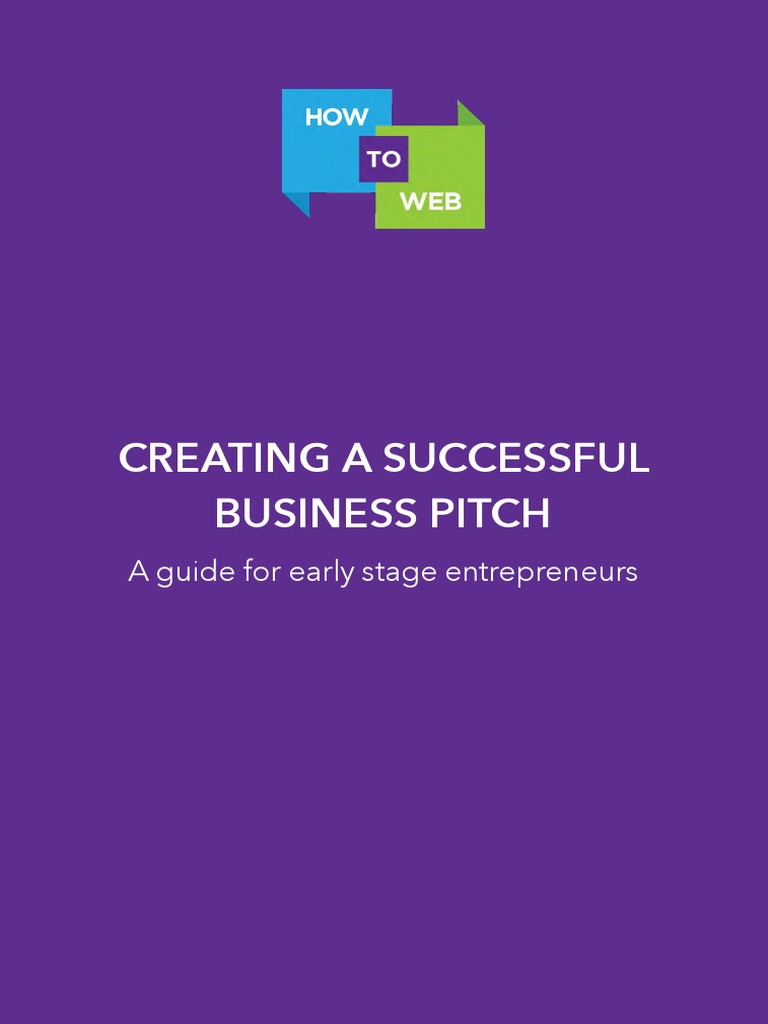 Successful Business Pitch Guide | PDF | Startup Company | Small ...