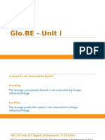 Glo.BE - Unit I: Foreign Influence on Average Consumption and Production