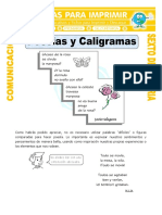 Ficha-Caligrama-para-Sexto-Año Básico