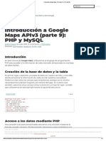 Introducción A Google Maps APIv3 (Parte 9) - PHP y MySQL