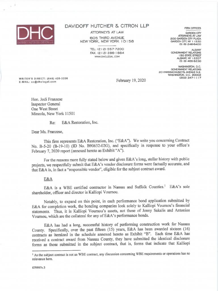 Legal Response To Inspector General Report | PDF