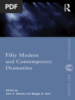 50 Modern and Contemporary Dramatists | PDF | Playwright | Theatre