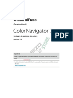 Manuale EIZO COLORNAVIGATOR - 7 MANUALE USO IT EIZOSTORE PDF