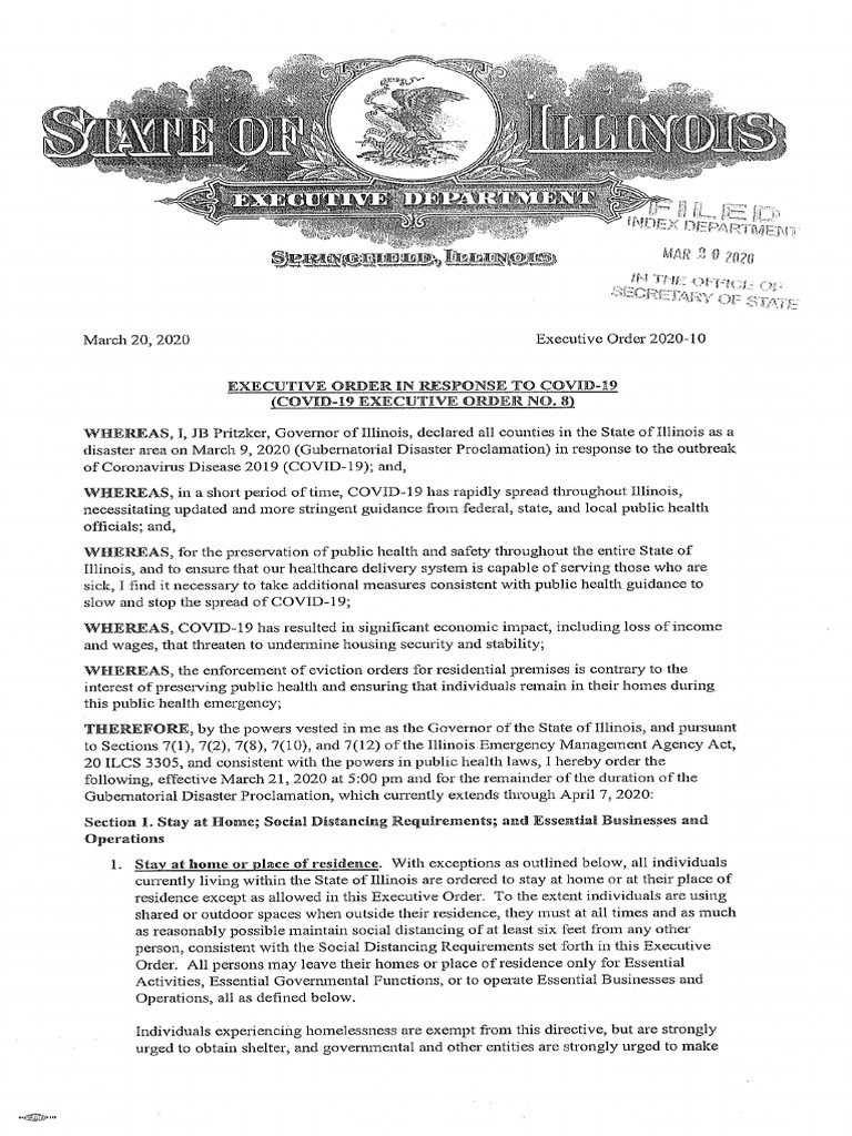 Stay At Home Faqs Illinois