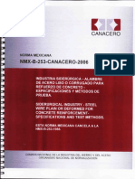 NMX-B-253-CANACERO-2006