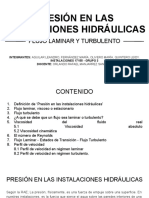 Presión e hidráulica: flujo laminar vs turbulento