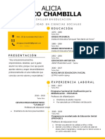 Curriculum Vitae Simple No Documentado