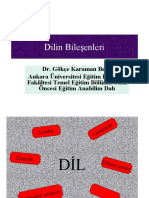 Hafta 11 - Dilin Bileşenleri