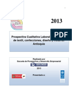 Prospectiva Cualitativa Cluster Confecciones 2013