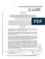 Alcaldía de Soledad Decreta Simulacro de Aislamiento Obligatorio