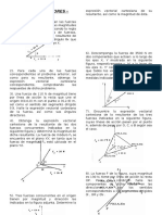 Expresiones vectoriales de fuerzas y sus componentes