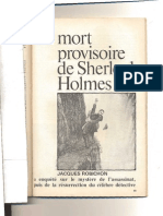 La Mort Provisoire de Sherlock Holmes