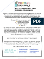 Close Reading Companions Unit 9