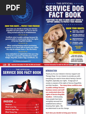 Service Dog Book