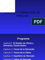 Unidad I Formación de Precios