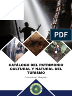 Catálogo Del Paltrimonio Cultural y Natural Del Turismo Comunidad Usayacu
