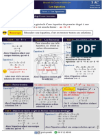 Cours - Les Équations FR