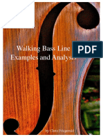 Chris Fitzgerald - Walking Bass Line Example and Analysis PDF