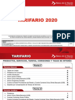 Tarifario