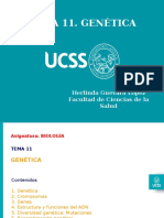 Biologia - 2019 - UCSS - Tema 11 Fac - Ciencias Salud