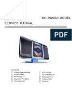 Daewoo mc-5920sc - Radio - CD - Player