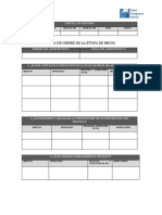 Acta de Cierre de La Etapa de Inicio