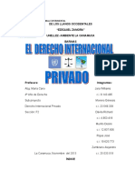 UNIVERSIDAD NACIONAL EXPERIMENTAL  TRABAJO DE DERECHO INTERNACIONAL  PRIVADO.doc