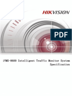 iVMS-8600 Intelligent Traffic Monitor System Specification