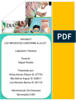 Actividad 5 Estrategia Comunicativa 1 Los Impuestos Conforme La Ley