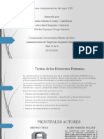 Presentación Sobre Teorias Administrativas en El Siglo XXI