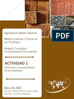 Estructura y comportamiento de los materiales