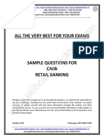 Retail Banking Sample Questions by Murugan-Dec 19 Exams PDF