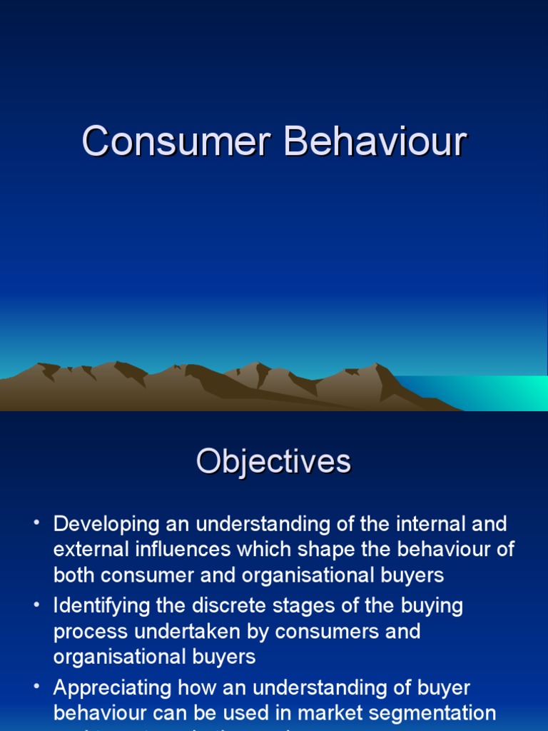 Understanding Consumer Behavior Dynamics | PDF | Behavior | Consumer ...