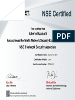 NSE 3 Certificate