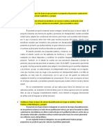 Proyecto de inclusión para personas con discapacidad