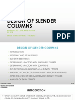 Lecture 6 Reinforced Concrete Slender Column PDF