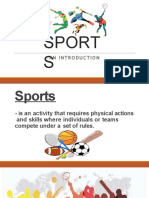 sPORTS AN INTRODUCTION 