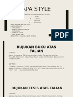 Apa Style (Online)