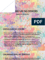 Batayang Uri NG Diskors