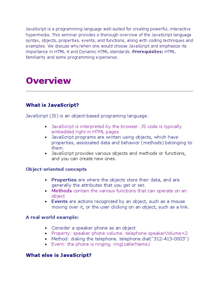 What Is Javascript?: Javascript Is Interpreted by The Browser. Js Code ...