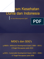 Program Kesehatan Dunia & Indonesia (MATERI 2)