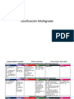 Dosificación Multigrado