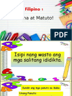 POWERPOINT Filipino COT 4th
