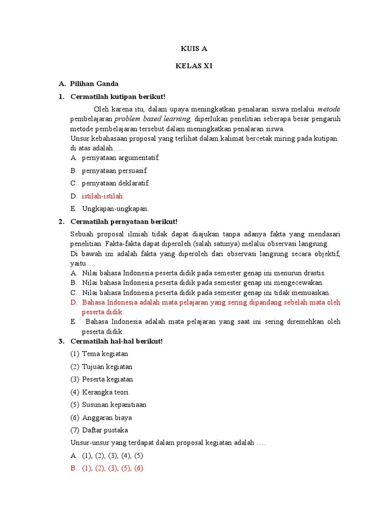 Kuis A Pdf