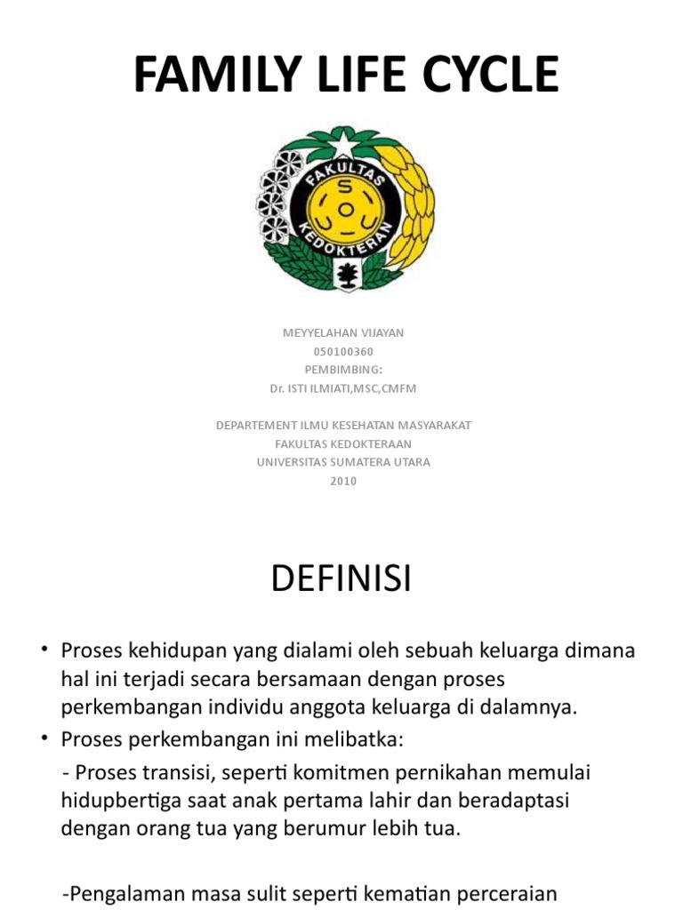 Family Life Cycle - PPTX Meyy | PDF