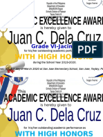 Certificate for Academic Excellence Award.pptx · version 1