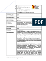 Programa Política Económica Argentina Rinaldi 2018