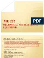 Mechanical and Electrical Equipments